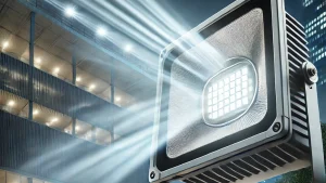 پروژکتور LED در محیط بیرونی